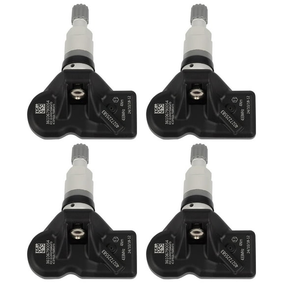 SCITOO 433MHz Tire Pressure Monitoring System TPMS Sensors Compatible with 2011 for BMW for 1 Series M,2013-2016 for Mini for Cooper Paceman Replaces 36106790054,36106856227 4 Pack