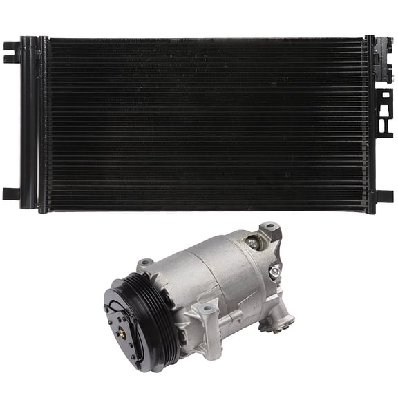 SCITOO 4718 Condenser AC Compressor CO 20741C Compatible for 2005-2010 for Chevrolet for Cobalt 2007 for Pontiac for G5 2005-2006 for Pontiac for Pursuit 2003-2005 for Saturn for Ion