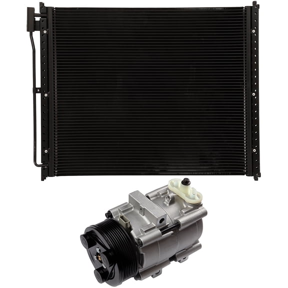 SCITOO 4883 Condenser AC Compressor CO 101490C Compatible for 2000-2001 for Ford for Excursion