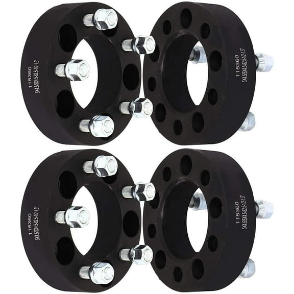 SCITOO 4Pcs 1.5 inch 5x4.5 to 5x4.5 5 Lug Wheel spacers 5x114.3 Bore 82.5mm Compatible with for Cherokee wheel spacers 1984-2001 for liberty wheel spacers 2006-2012