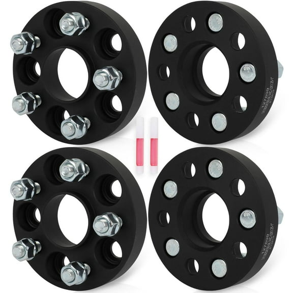 SCITOO 4Pcs 5x100 Wheel Spacers 1 inch Bore 56.1mm Studs 12x1.25 5 Lug Wheel Spacers Fit for Subaru Impreza 1993-2022,for Subaru Crosstrek 2016-2022