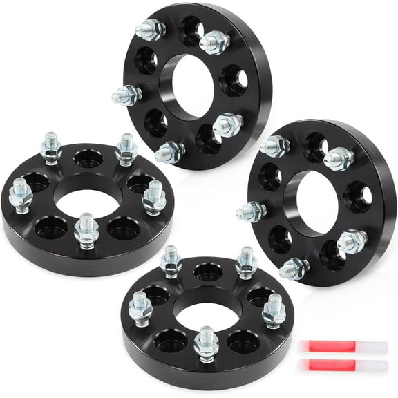 SCITOO 4Pcs 5x110 to 5x127 Wheel Adapters 1" Bore 65.1mm Studs 12x1.5 5Lug Wheel Spacers Fit for Cadillac Catera 1997-2001 for chevy Cobalt 2005-2010 for chevy for for Malibu 2004-2012