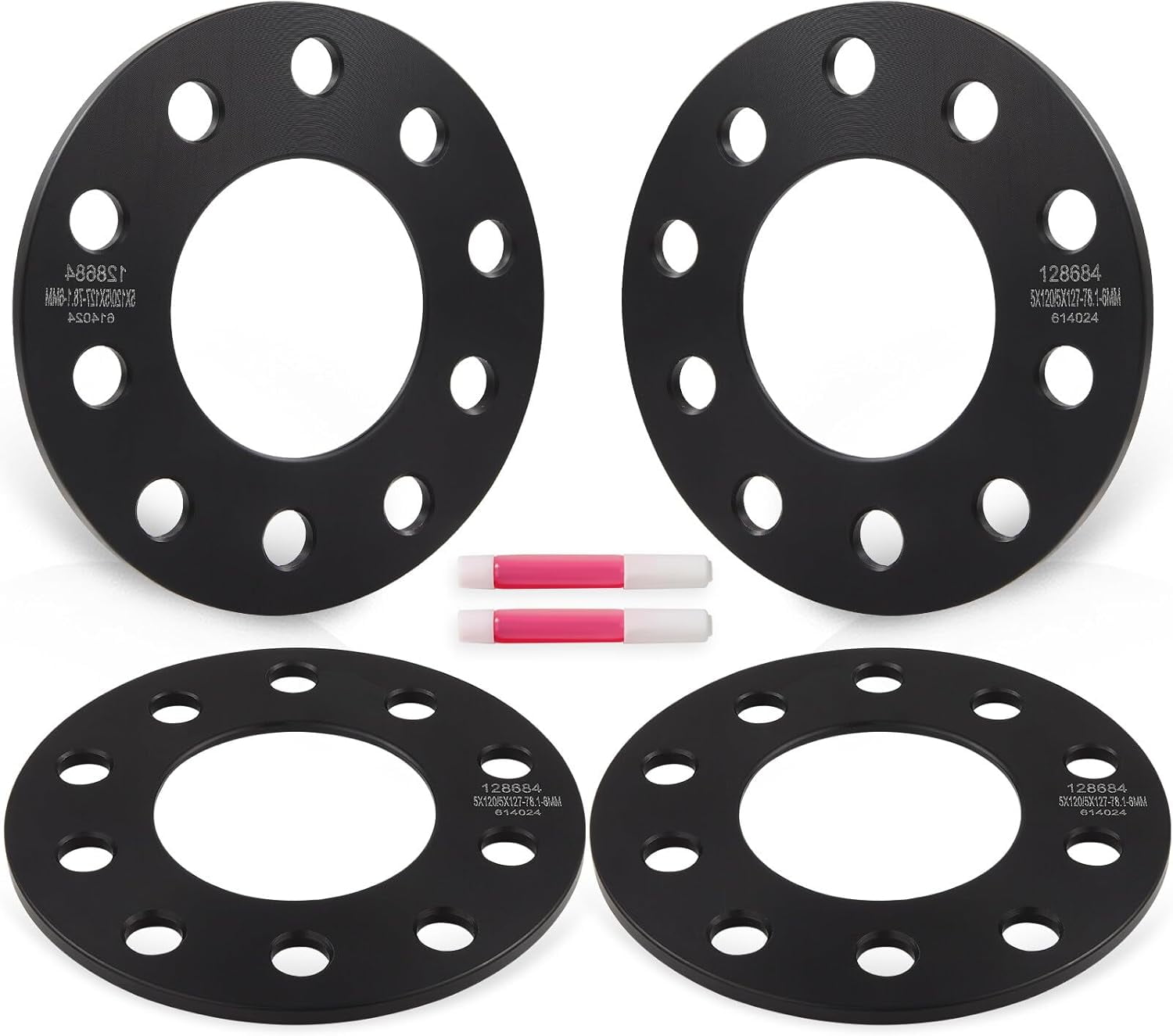 スペーサー 4Xホイールスペーサーアダプター1 '' GMC Tacoma 4Runner 6ラグにぴったりの厚さ6X5.5 12x1.5 4X W WHEELTECH 4x 8ラグホイールスペーサーアダプター 3インチ (75mm) 8x6