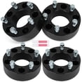 thumbnail image 2 of More Car Autoparts 2” Wheel Spacers 4Pcs – 5x5.5” Bolt Pattern, 108mm Hub Bore, 1/2x20 Thread, For Ford F-150 E-150 Jeep Dodge Ram 1500 2 of 4