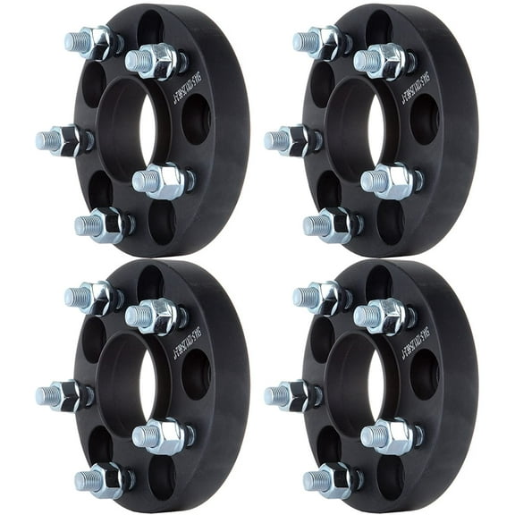 SCITOO 4Pcs 5x4.5 Wheel Spacers 1 inch Thread Pitch 12x1.25 Hub Bore 66.2mm 5 Lug Wheel Spacers Fit for QX55 QX50 Q60 Q50 QX70 QX60 Q70L Q70 Q40 M56 M37 JX35 G37 FX50 FX37 EX37 G25