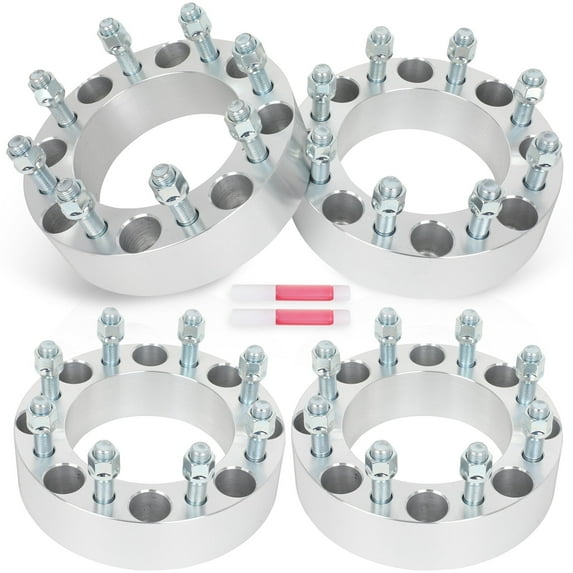 SCITOO 4Pcs 8x170 to 8x6.5 Wheel Adapters 2 inch Bore 126mm Studs 14x1.5 8 Lug Wheel Spacers No Hubcentric Fit for Ford for F-350 Super Duty 2003-2022,for Ford for F-250 Super Duty 2003-2022