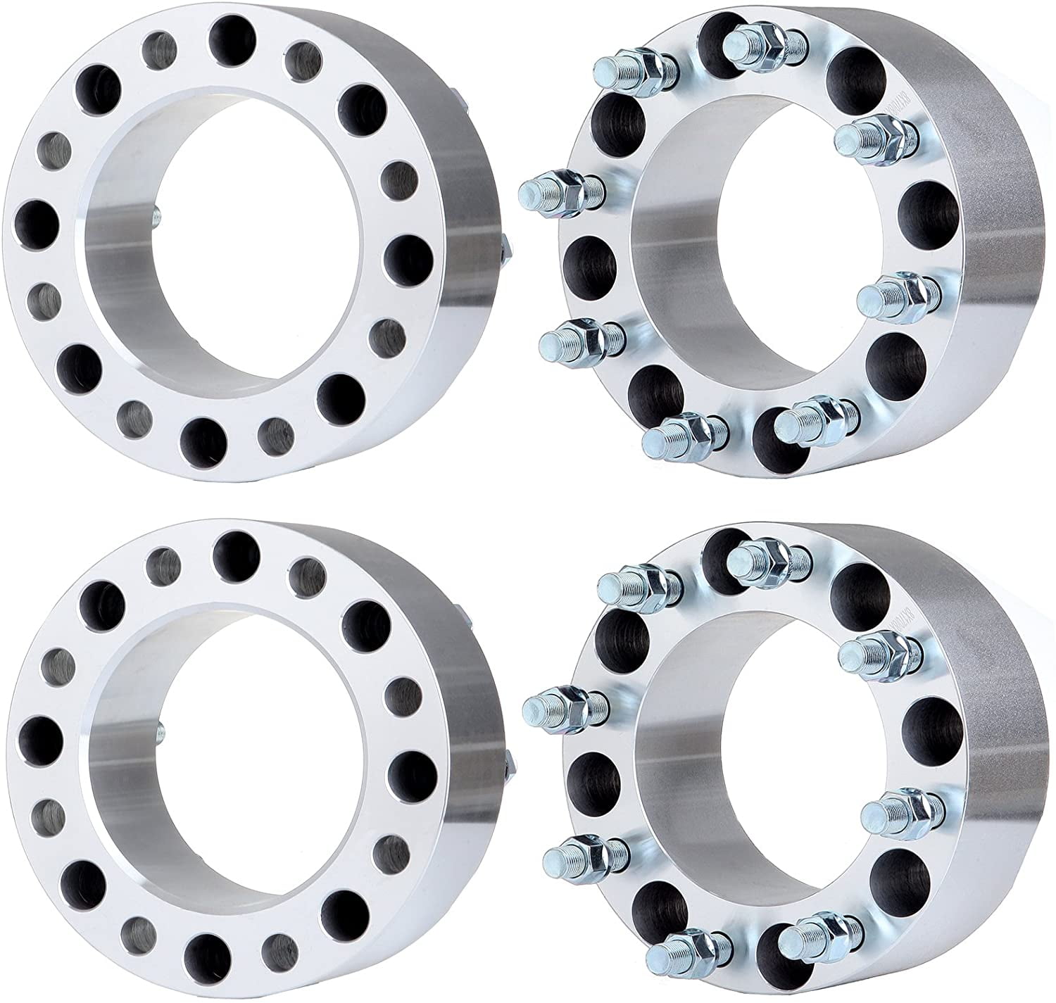 SCITOO 4Pcs 8x170 Wheel Spacers 3 inch Thread Pitch 14x1.5 Hub Bore