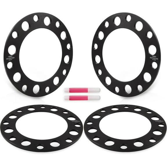 SCITOO 4Pcs 8x6.5/8x170/8x180 Wheel Spacers 6mm Bore 130mm 8Lug Wheel Spacers Fit for GMC C2500 C3500 K2500 K3500 Sierra 2500 HD Sierra 3500 HD Yukon XL 2500,for Ford E-250 Econoline