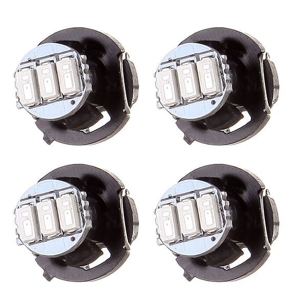 SCITOO 4Pcs T4.2 Neo Wedge Halogen Light Bulbs Instrument Gauge Cluster Light Bulbs for A/C Light