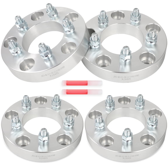 SCITOO 4Pcs Wheel Adapters 1.25" 5x5.5 to 5x4.5 Bore 87.1mm Studs 1/2 5Lug Wheel Spacers Adapters Fit for for Ford Bronco for Ford E-150 E-150 Econoline E-150 Econoline Club Wagon