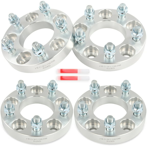 SCITOO 4Pcs Wheel Spacers 1" 5x4.5 Bore 73.1mm Studs 1/2x20 5Lug Wheel Spacers Adapters Fit for for Ford Explorer for Ford Escape for Ford for Mustang for Ford Ranger for Ford Bronco II