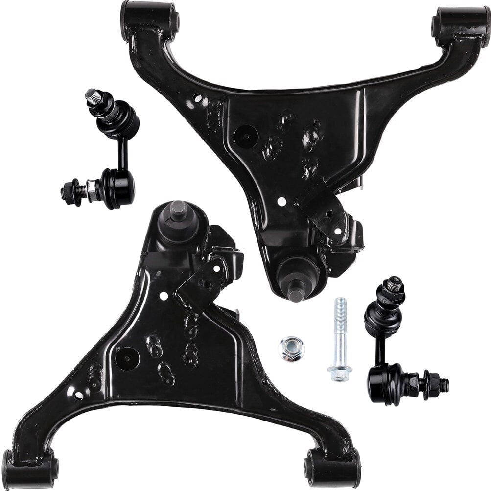 SCITOO 4pcs 2WD 4WD Front Suspension Kit Lower Control Arm Sway Bar End ...