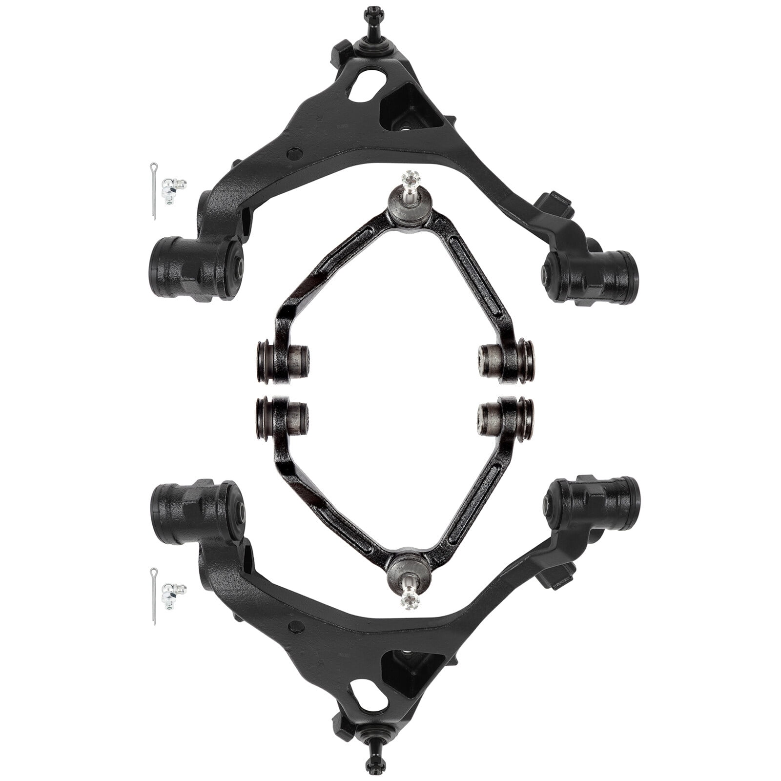 SCITOO 4pcs 4WD Front Suspension Kit Lower Control Arm Upper Control ...