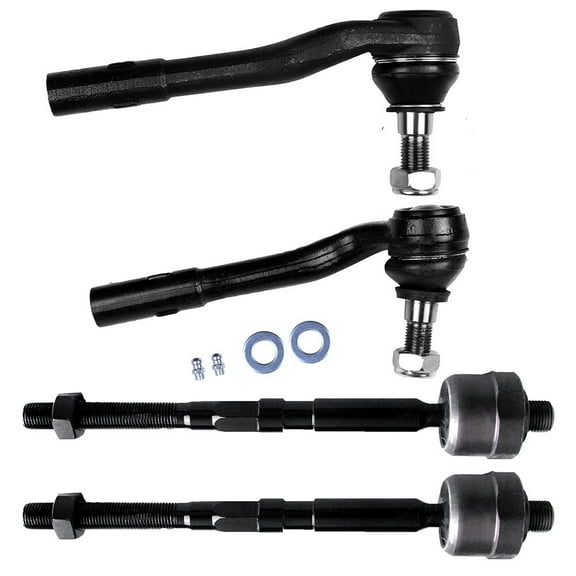 SCITOO 4pcs Front Suspension Kit Inner Outer Tie Rod End Fit For Mercedes-Benz C240 C280 C32 Amg C320 C350