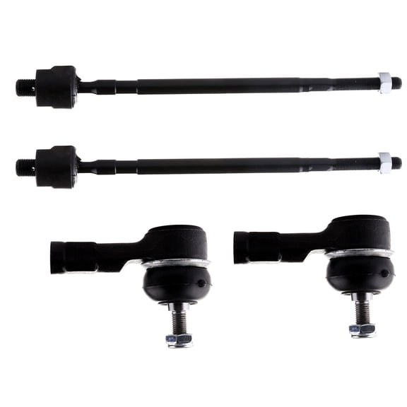 SCITOO 4pcs Front Suspension Kit Inner Tie Rod End Outer Tie Rod End Fit 1993-1995 For Dodge Colt 1993-1995 For Eagle Summit 1993-2002 For Mitsubishi Mirage 1993-1994 For Plymouth Colt