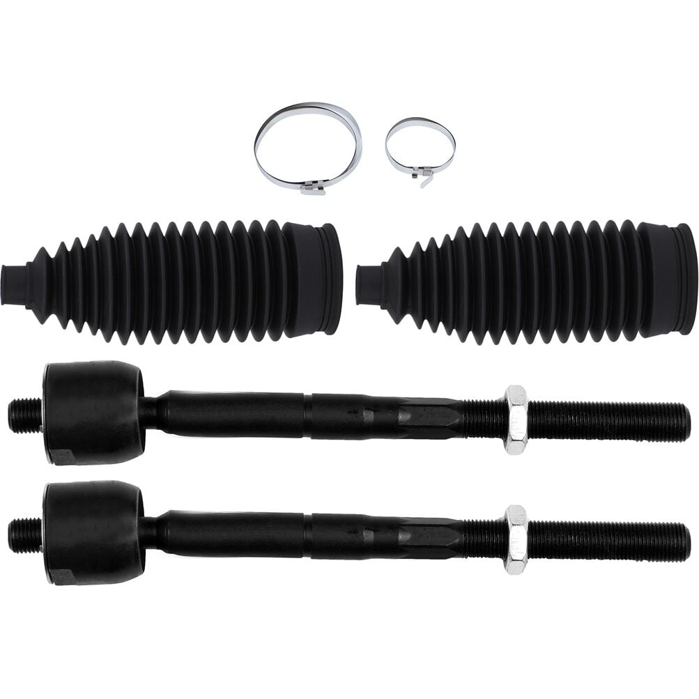 SCITOO 4pcs Front Suspension Kit Inner Tie Rod Ends w/Steering Boots Fit For 20042010 For