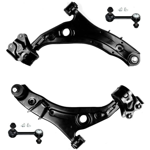 SCITOO 4pcs Front Suspension Kit Lower Control Arm And Ball Joint Assembly Front Sway Bar End Link fit for Ford Edge for Lincoln MKX (2007-2015)
