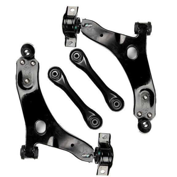 SCITOO 4pcs Suspension Kit 2 Lower Control Arm w/ Ball Joint 2 Rear Lower Control Arm Forward Position Compatible fit for Ford Focus 2006 2007 2008 2009 2010 2011