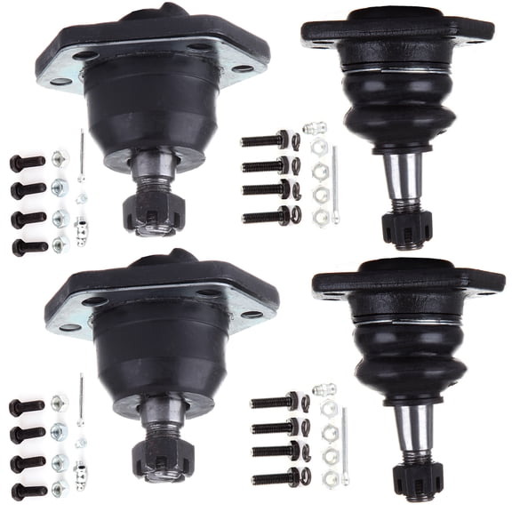 SCITOO 4pcs Suspension Kit 2 Upper Ball Joints 2 Lower Ball Joints fit for Gmc JIMMY 92-1996 for Gmc S15 JIMMY 84-1991 for Gmc S15 PICKUP 84-1990 for Gmc SONOMA 91-1996 for Oldsmobile BRAVADA 91-1996
