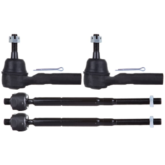 SCITOO 4pcs Suspension Kit Front Inner Tie Rod End Outer Tie Rod End 2007 2008 2009 2010 2011 2012 2013 2014 For Dodge Caliber For Jeep Compass Patriot