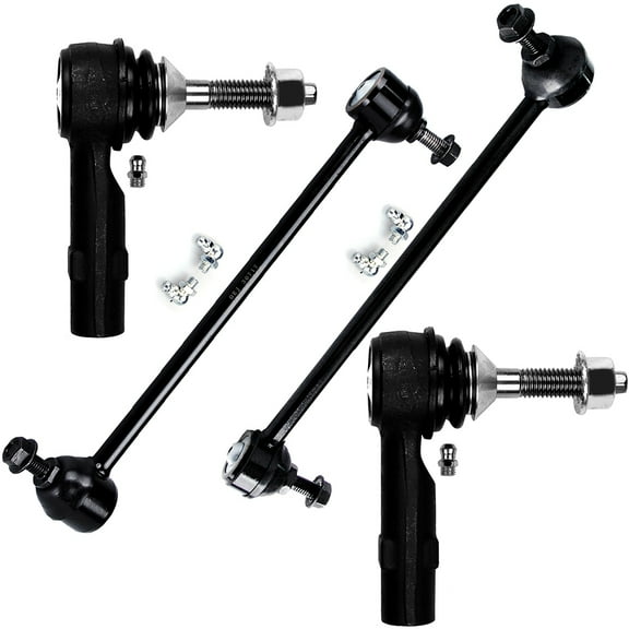 SCITOO 4pcs Suspension Kit Front Outer Tie Rod End Front Sway Bar End Link - Driver Side Front Sway Bar End Link - Passenger Side For Ford Five Hundred Taurus Taurus X For Mercury Montego Sable