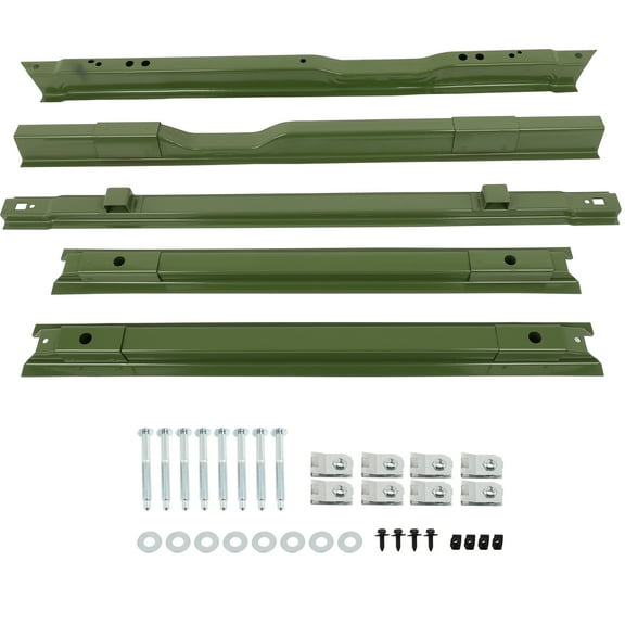 SCITOO 5 Long Bed Crossmember Kit 1999-2018 for Ford F250 F350 F450 Super Duty Accessories Truck Bed Rails Floor Support Kit