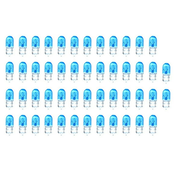 SCITOO 50Pcs T10 194 Dash Light Bulbs Instrument Gauge Cluster Light Bulbs Speedometer Gauge Cluster Lights