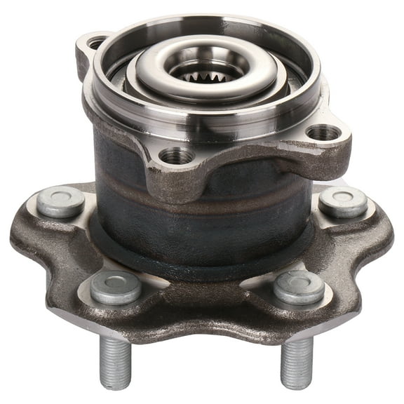 SCITOO 512373 New Rear Wheel Bearing Hub fit 2008-2013 For Nissan Rogue 5 Lugs Axle Hub Assembly Kit NO/ABS 1 Pack