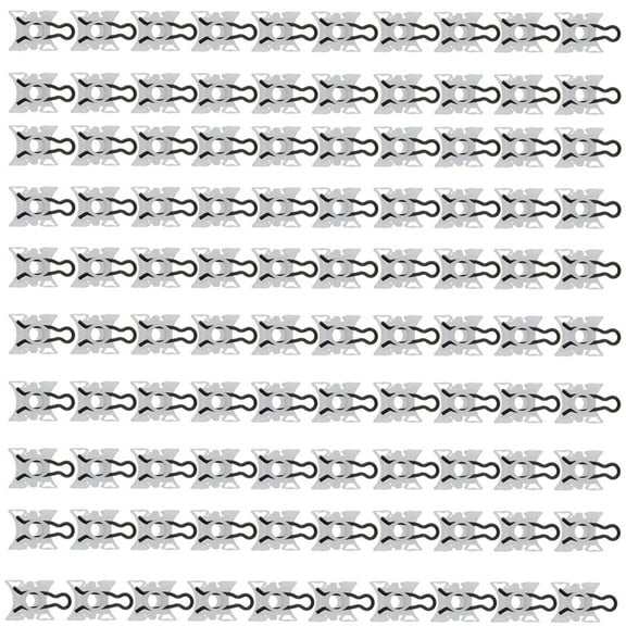 SCITOO 51321938884 100 Pcs Bumper Pushtype Retainer Clips Kit Car Fastener Rivet Door Trim Clips fit for GM For Toyota For Honda for Ford For Chrysler