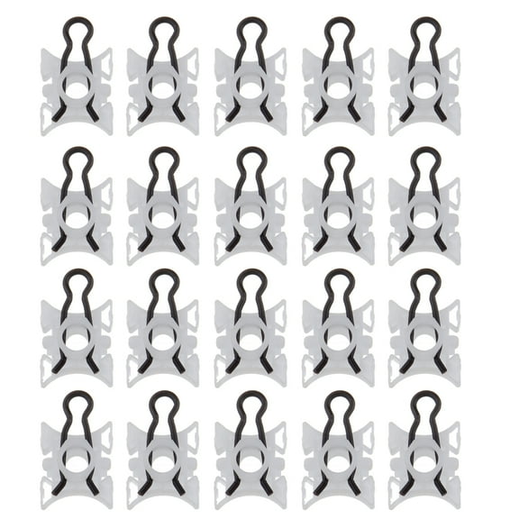 SCITOO 51321938884 20Pcs Bumper Pushtype Retainer Clips Kit Car Fastener Rivet Door Trim Clips fit for GM For Toyota For Honda for Ford For Chrysler