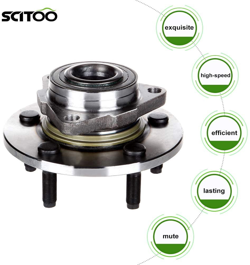 Wheel Hub Bearing Assembly - 2 Pack For 1994-1999 Dodge Ram 1500 4WD 5-Lug (Replaces 515006)