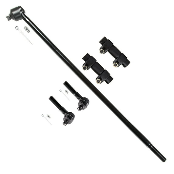 SCITOO 5pcs Suspension Kit Front Inner Steering Tie Rod End Front Inner Tie Rod End - At Connecting Tie Rod Tie Rod Adjusting Sleeve - Passenger Side 93 94 95 96 97 98 For Jeep Grand for Cherokee