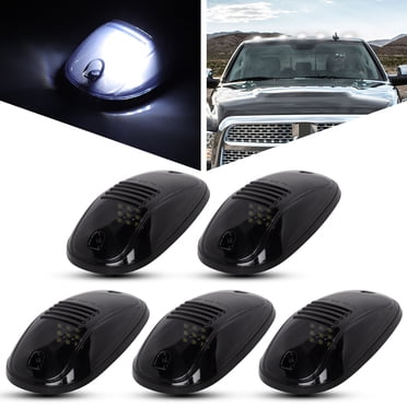 5x RIDROID Smoked LED Cab Roof Marker Lights For Dodge RAM 1500 2500 3500 & Trucks