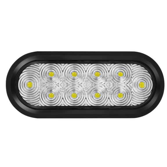 SCITOO 6" 10 Led Clear Light Oval 988 L-C Trailer Tail Lights For Chevrolet Silverado 3500 2001-2007 2013 2015 For Chevrolet Silverado 3500 Classic 2007 For Chevrolet Silverado 3500 2007-2016