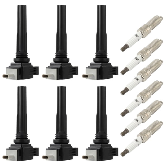 SCITOO 6 ignition coils with 6 iridium Spark Plugs for ford Expedition 2018-2020 for F-150 2017-2011 GT 2017-2020 Navigator 2018-2020 V6 3.5L HL3Z-12029-A E1326 UF826