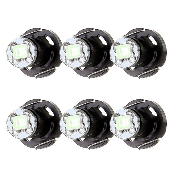 SCITOO 6Pack Ice Blue T4.2 Halogen Light Bulb Super Bright:Instrument Panel Gauge Cluster Dashboard Light Bulbs