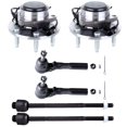 thumbnail image 1 of SCITOO 6pcs 2WD RWD Front Suspension Kit Wheel Hub Inner Outer Tie Rods Fit 1999-2006 For Chevy Silverado 1500 For GMC Sierra 1500 2007 For Chevy Silverado 1500 Classic For GMC Sierra 1500 Classic, 1 of 4