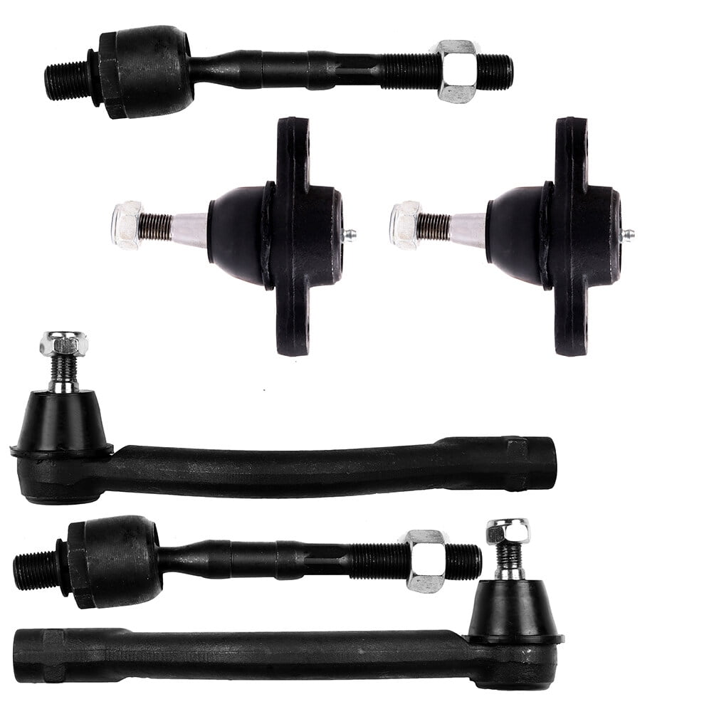 SCITOO 6pcs Front Suspension Kit Inner Outer Tie Rod End Lower Ball ...