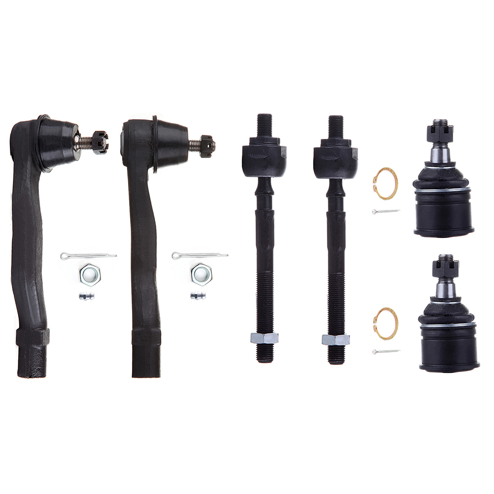 SCITOO 6pcs Suspension Kit 2 Lower Ball Joint 2 Inner 2 Outer Tie Rod ...