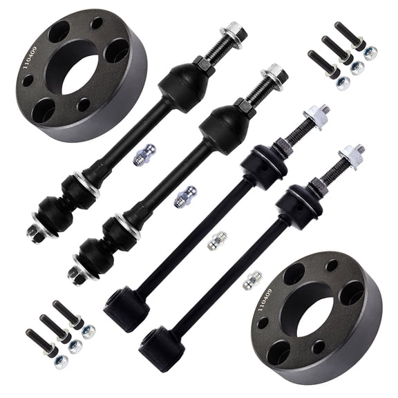 SCITOO 6pcs Suspension Kit 2 Stabilizer Bar Link 2 Stabilizer Bar Link 2 inch front leveling lift kit fit for 2006 for Dodge Ram 1500 K80821 K80901