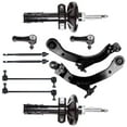 thumbnail image 1 of SCITOO 72203 ES800030 EV80445 K620301 K620302 Front shock absorber Tie Rod End Control Arm and Ball Joint Assembly Stabilizer Bar Link Kit Fits 2003 2004 2005 2006 2007 for Saturn Ion, 1 of 4