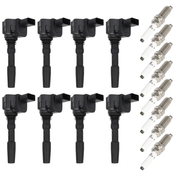 SCITOO 8 ignition coils + 8 iridium Spark Plugs 2015-2018 RS7 4.0L2016-2016 S7 4.0L 2016-2017 S8 4.0L 2015-2015 S8 4.0L Built After 3/30/15 079905110N,079905110J,UF766