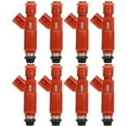 thumbnail image 1 of SCITOO 8Pcs Fuel Injectors Suitable with 2010 for Ford F-150,2011 for Ford F-250 Super Duty,2011 for Ford F-350 Super Duty Automotive Engine Fuel Injector FJ1165,AL3E-E7A, CM-5164 (6 Holes), 1 of 5