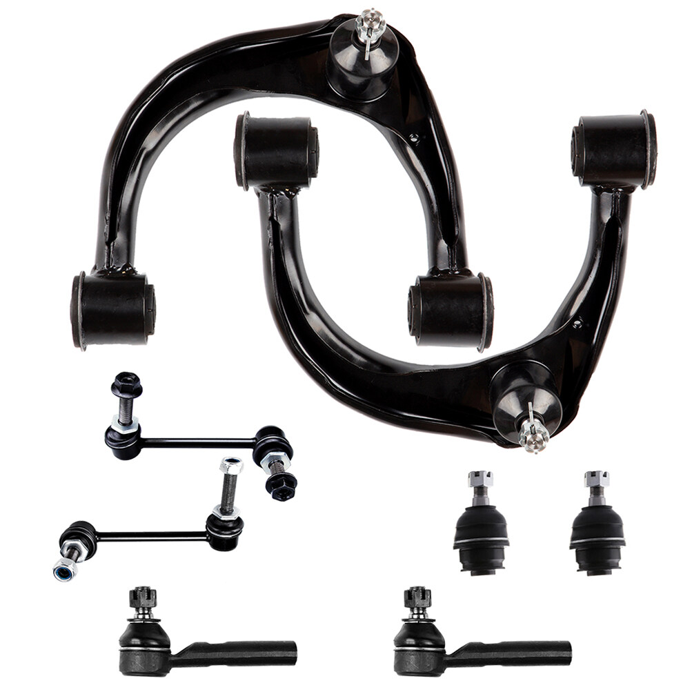 4-Piece Steering & Suspension Kit – Control Arms, Ball Joints & Outer Tie Rod Ends – Front Left/Right