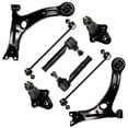 thumbnail image 1 of SCITOO 8pcs Suspension Kit 2 Front Lower Control Arms 2 Lower Ball Joints 2 Outer Tie Rod Ends 2 Front Sway Bar Links Fit For 2000 2001 2002 2003 2004 2005 For Toyota Celica K640360 K640361, 1 of 4
