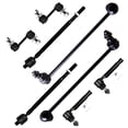 thumbnail image 1 of SCITOO 8pcs Suspension Kit 2 Rear 2 Front Stabilizer / Sway Bar 2 Outer 2 Inner Tie Rod End Fit For 2004-2009 For Nissan Quest K80257 K80255 K80256, 1 of 6