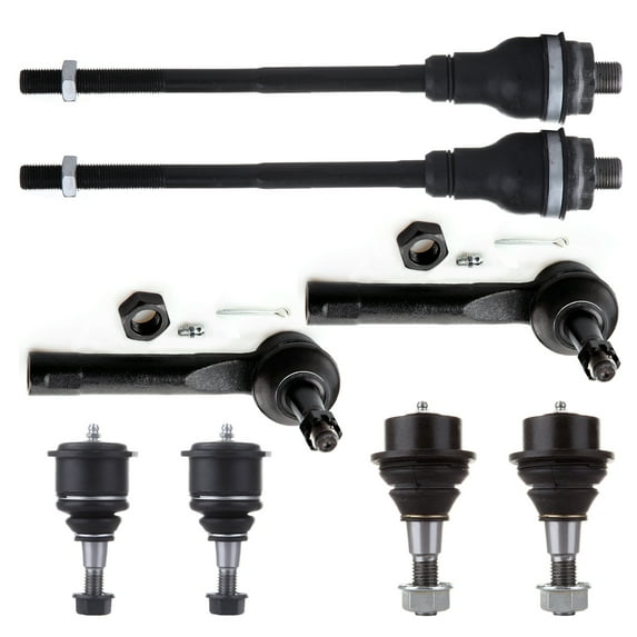 SCITOO 8pcs Suspension Kit - All (4) Inner & Outer Tie Rod Ends All (4) Upper & Lower Ball Joint For Chevy Silverado 1500 Suburban Avalanche 1500 For GMC Sierra 1500 For Cadillac Escalade ES3488 K6540