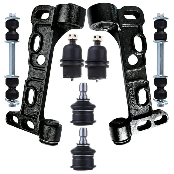 SCITOO 8pcs Suspension Kit Front Upper Lower Ball Joint Front Sway Bars Lower Control Arm Support Bracket - Driver Passenger Side Fit For 2008-2009 For Chevrolet Trailblazer 2008-2009 For GMC Envoy
