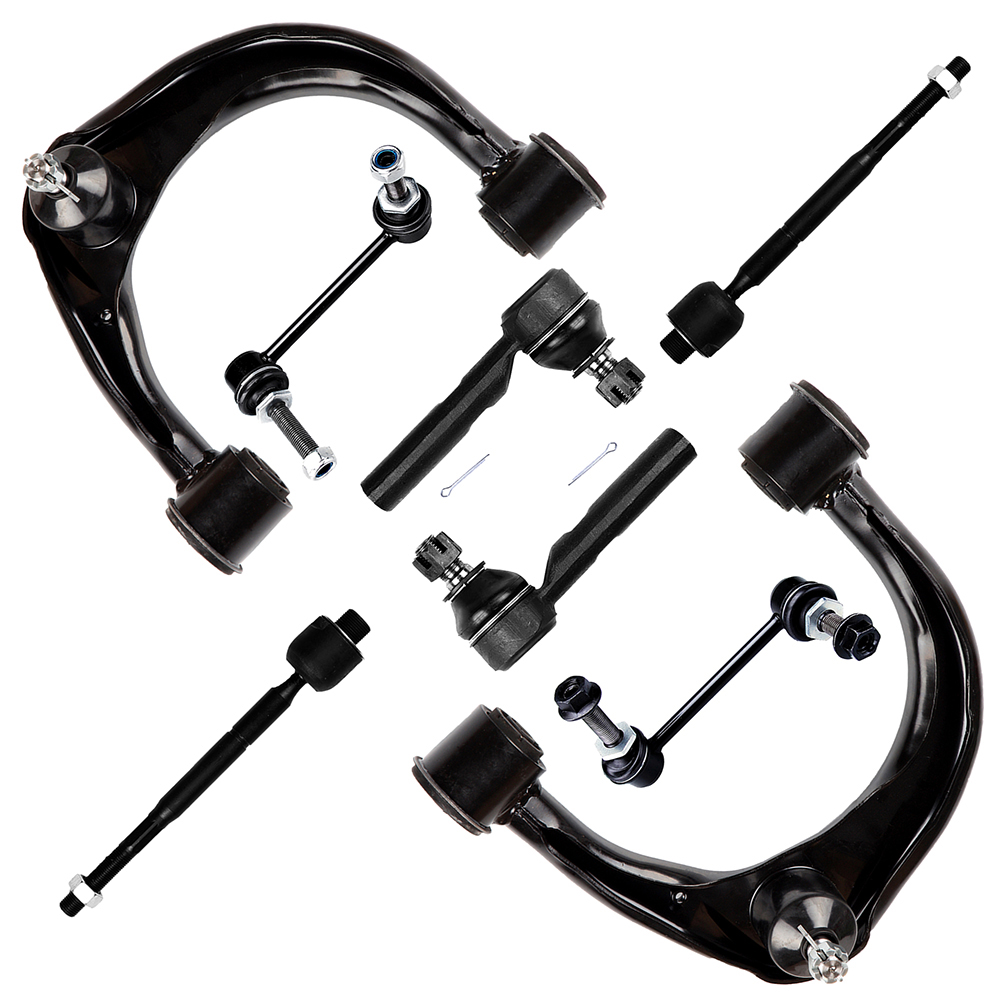 SCITOO 8pcs Suspension Kit Outer Inner Tie Rods Front Sway Bar Link ...