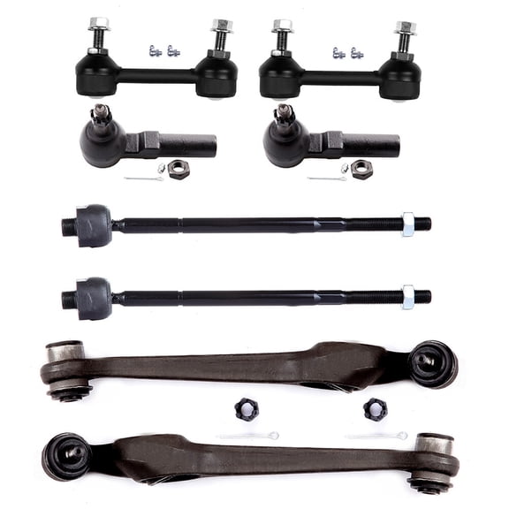 SCITOO 8x Lower Suspension Control Arm with Ball Joint Tie Rod End Rear Sway Bar Links Fit 1991-2002 For Saturn SC SC1 SC2 SL SL1 SL2 SW1 SW2